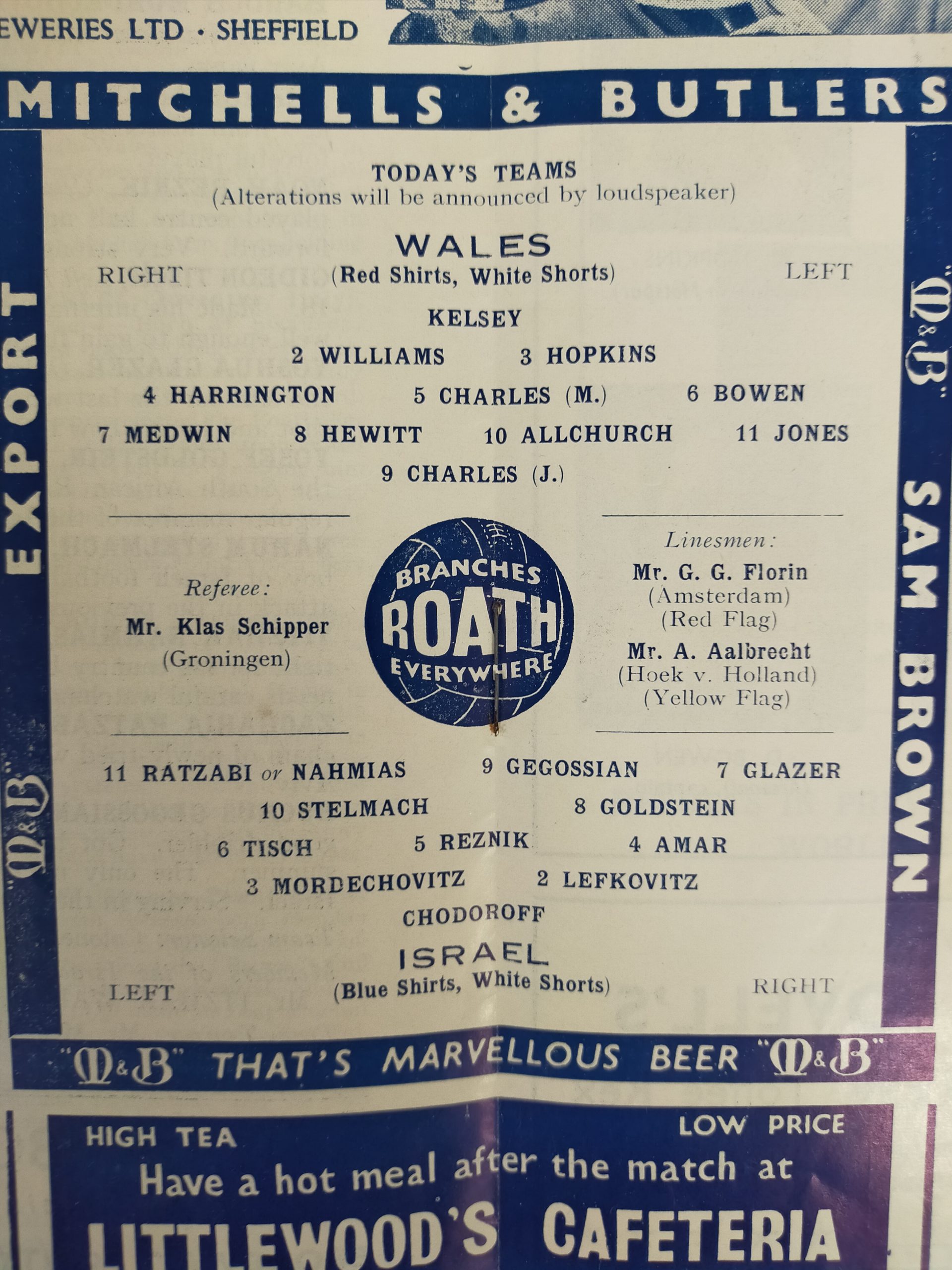 wales football world cup 1958